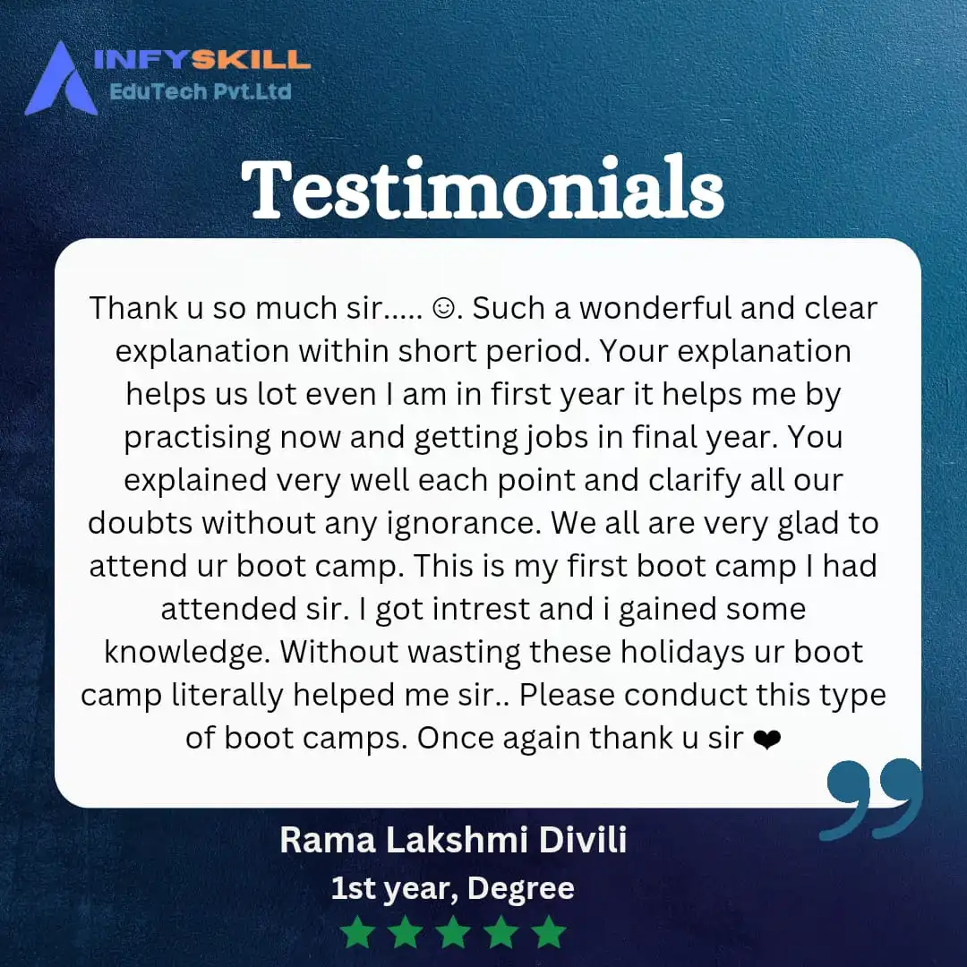 Student Testimonial