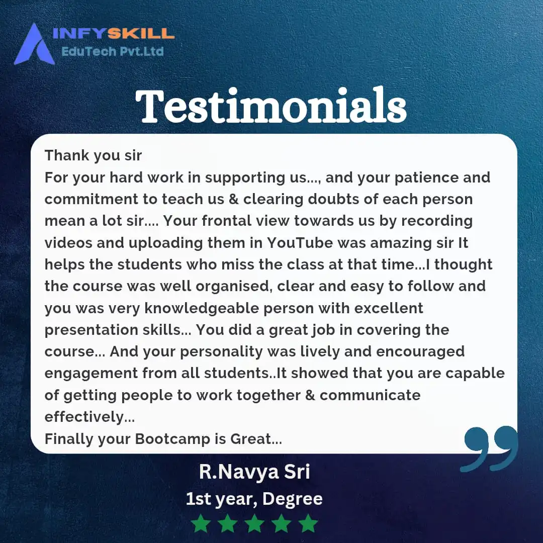 Student Testimonial
