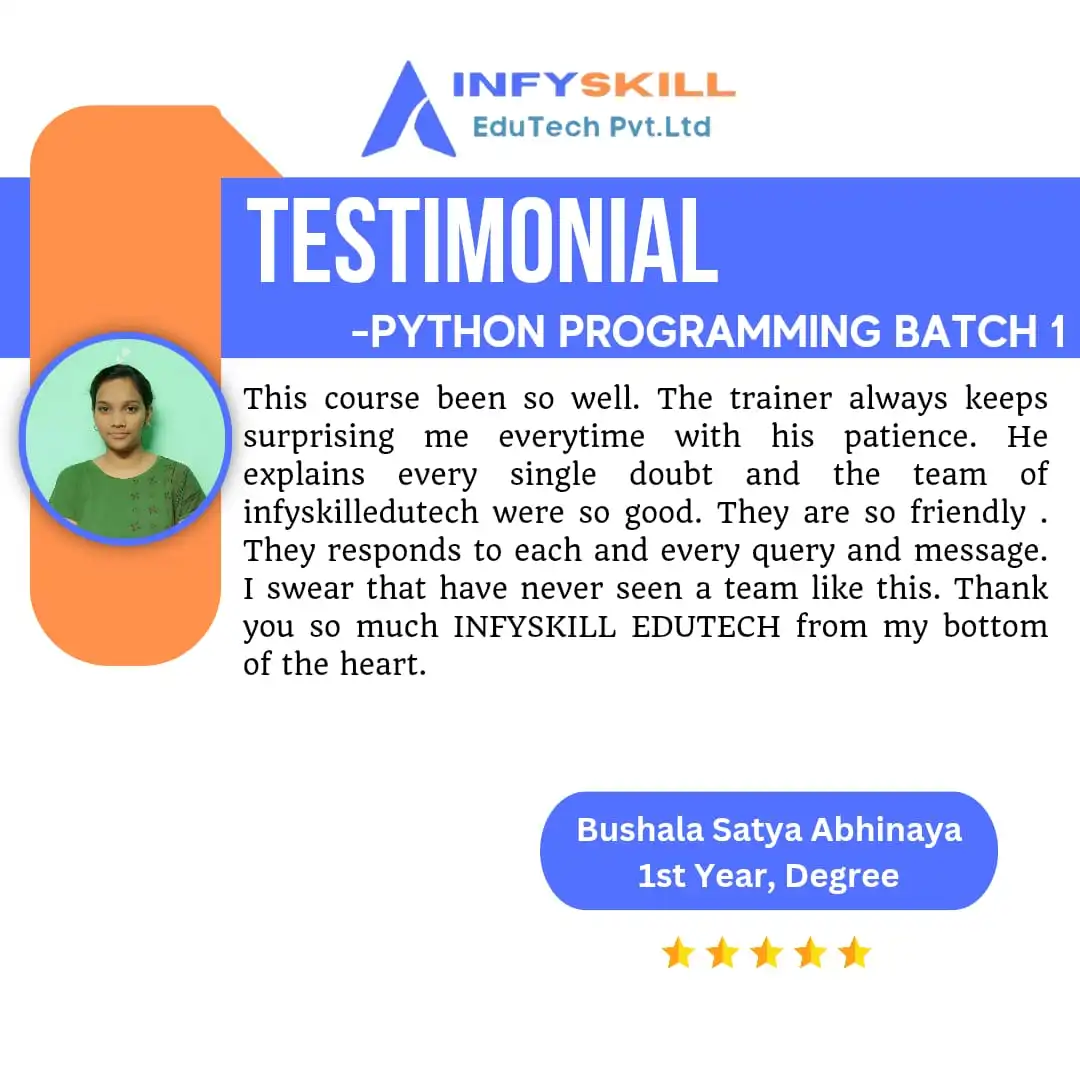 Student Testimonial